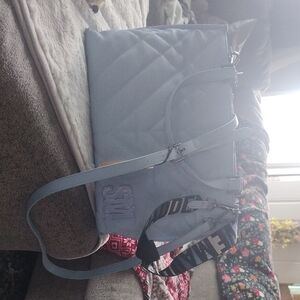 Stylish Blue Quilted Women's Bag